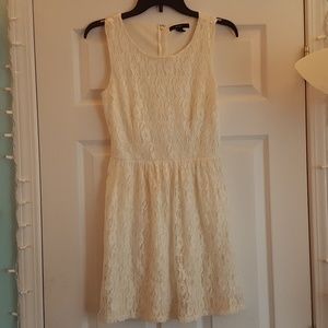 Cream Lace Dress
